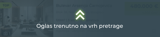 Podigni oglas - jednokratno podizanje oglasa na vrh strane ispred drugih oglasa na istoj lokaciji